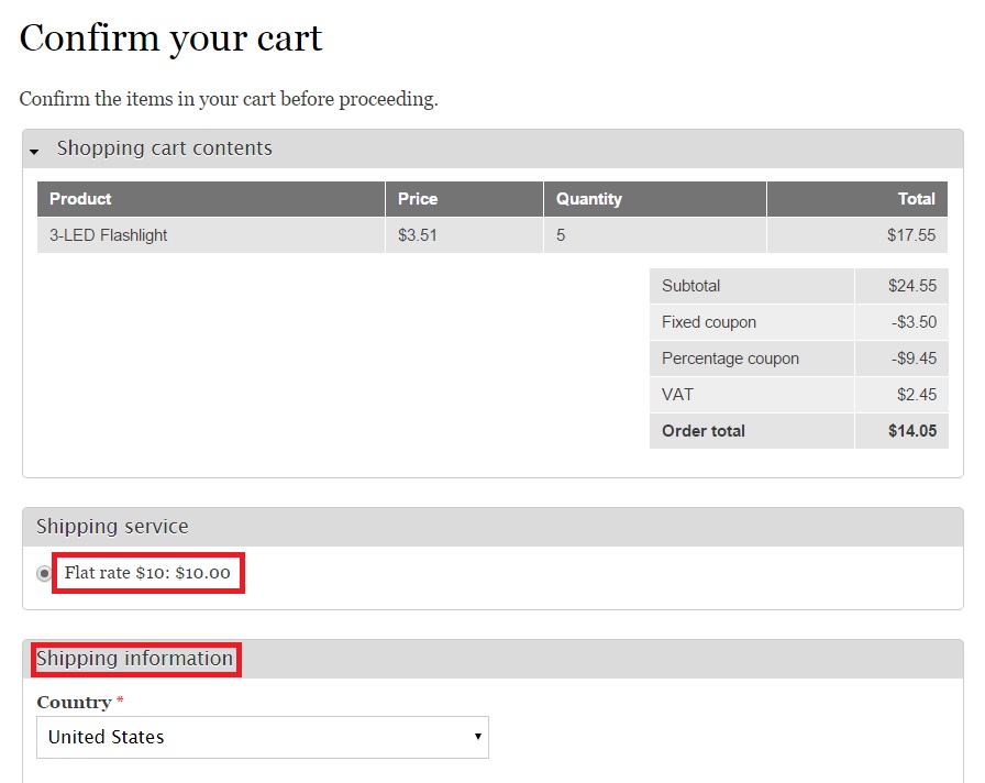 Configuring Free Shipping