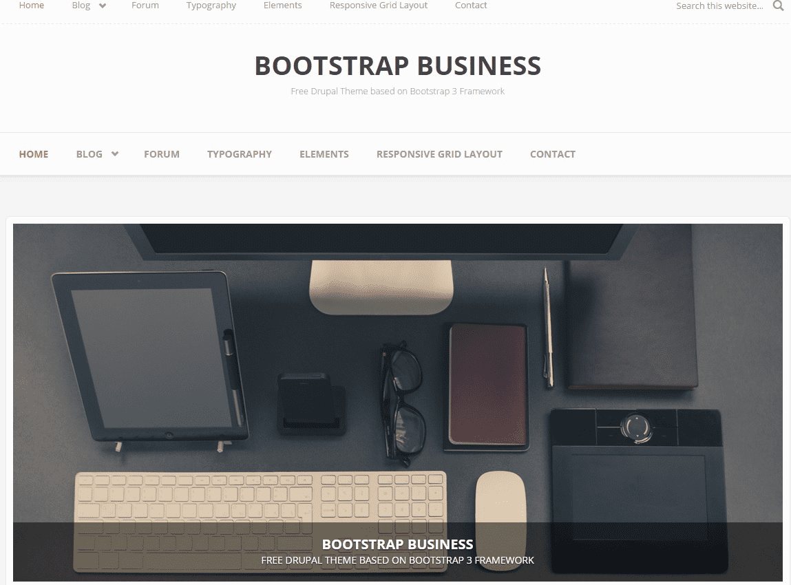 Bootstrap Business for Drupal