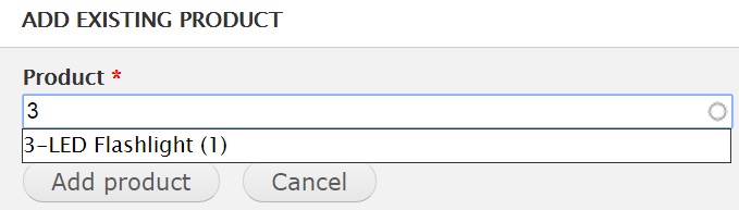 Adding multiple SKUs of a product