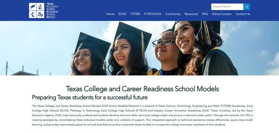 Texas CCR School Models